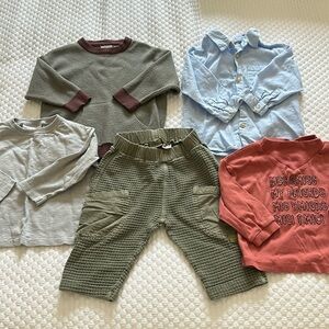 Zara - Lot of Boys Toddler Clothes, 9-12 Month.